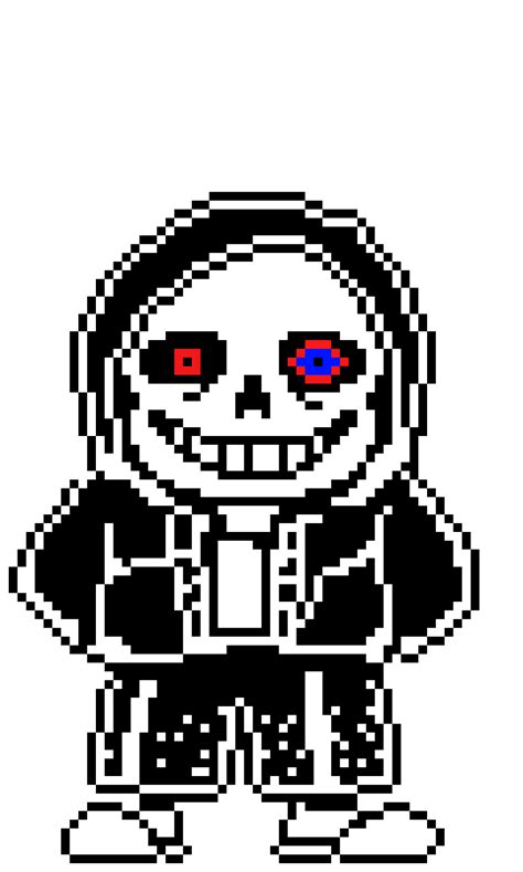 Pixilart Dust Sans  By Sschara