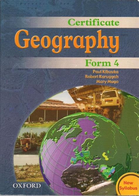Certificate Geography Form 4 Text Book Centre