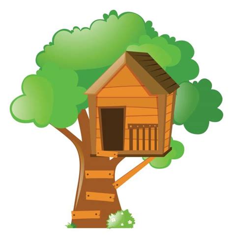 Tree House Illustrations Royalty Free Vector Graphics