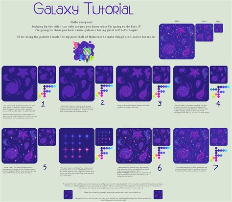 Pixel Galaxy Tutorial By Themaunster On Deviantart