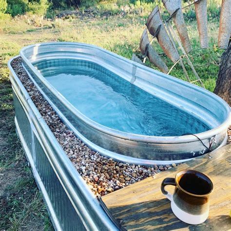 16 Clever And Functional Stock Tank Pool Ideas For Summer 2024
