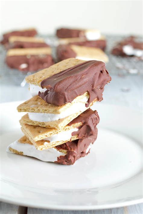 3 Ingredient Frozen Smores Bars Sinful Nutrition