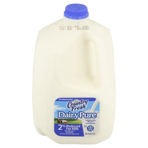 Country Fresh Dairypure 2 Reduced Fat Milk One Gallon Traditional