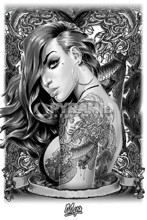 Mya Tattoo Poster 24x36 Inch 638211982114 Ebay