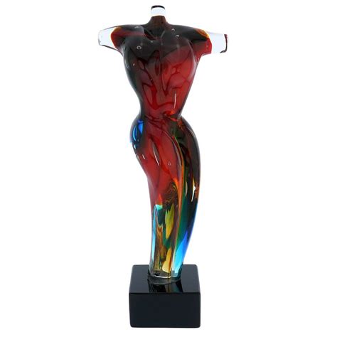 Murano Sculptures Murano Glass Nude Female Figure
