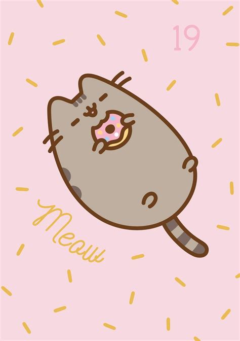 How To Draw Pusheen Eating A Donut Draw Easy