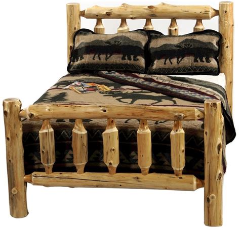The Original Cedar Log Bed Minnesota Log Furniture Store Exclusive
