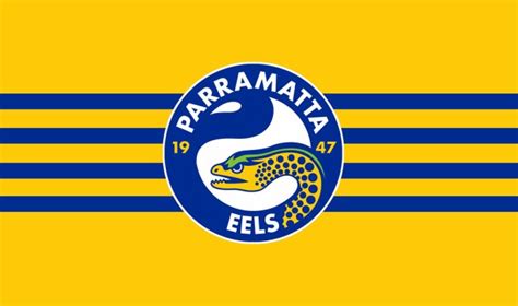 Parramatta Eels Wallpaperfontflagyellowtextlogo 512702