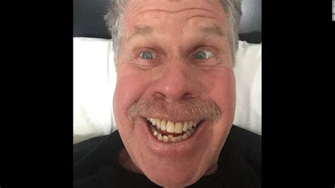 Just Had A Great Visit To The Eye Doctor Actor Ron Perlman Said In This Selfie He Posted To