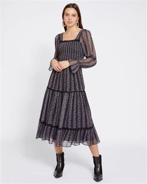 Dunnes Stores Print Savida Printed Lace Dress