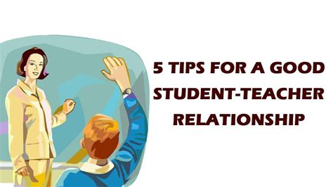 5 Tips For A Good Student Teacher Relationship Youtube