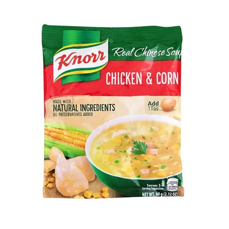 This chinese corn soup aka chinese egg drop soup is just like you get in chinese restaurants! Knorr Chicken & Corn Soup Mix 60g - Grocery from Kuyas ...