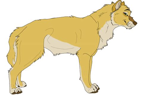Gold Colored Wolf By Adoptable Central On Deviantart