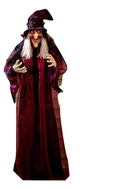 Buy 71 Life Size Hanging Animated Talking Witch Halloween Haunted