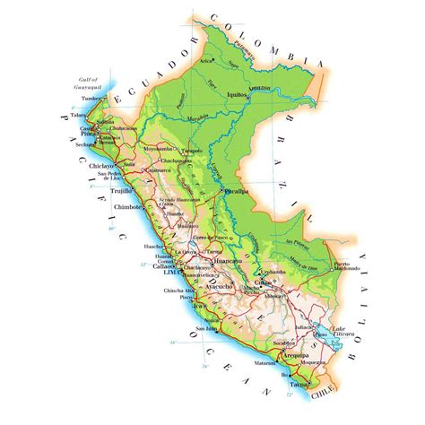 Mapas Imprimidos De Perú Con Posibilidad De Descargar