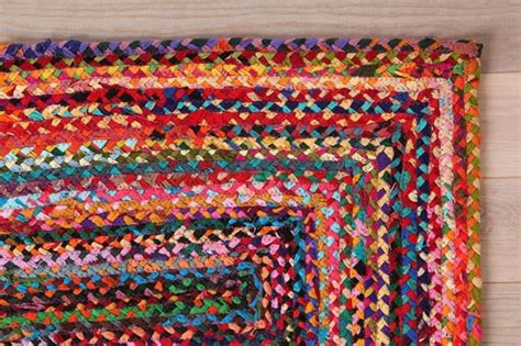 How To Make Fabulous Rainbow Braided Rugs Using Old Clothing Braided