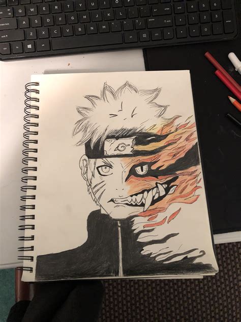 I Did A Redraw Of A Cool Picture I Saw Rnaruto