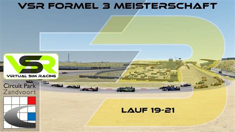 Assetto Corsa Formel Meisterschaft Lauf Zandvoort Youtube