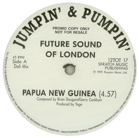 The Future Sound Of London Papua New Guinea Uk Promo 12 Vinyl Single 12 Inch Record Maxi