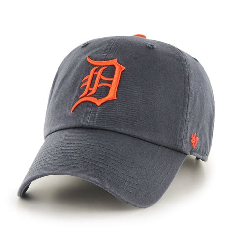 Detroit Tigers 47 Brand Vintage Road Clean Up Adjustable Hat Detroit