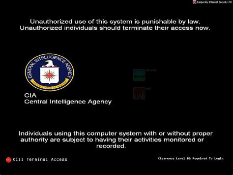 Cia Login Screen Central Intelligence Agency Hd Wallpaper Pxfuel