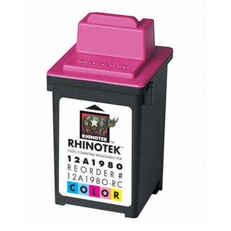 Rhinotek 12a1980 Rc Lexmark 12a1980 Color Ink Cartridge For Z11 Z31 Cj