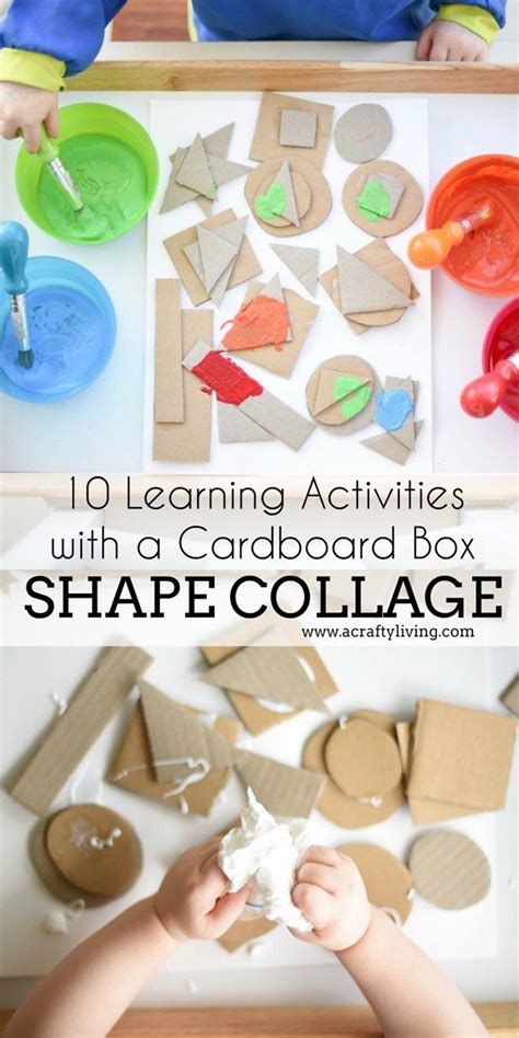 10 Learning Activities with a Cardboard Box - A Crafty ...