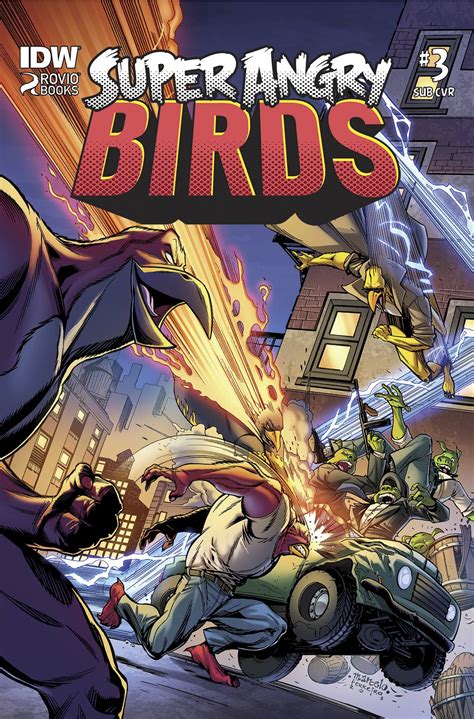 Angry Birds Super Angry Birds 3 Subscription Cover Fresh Comics