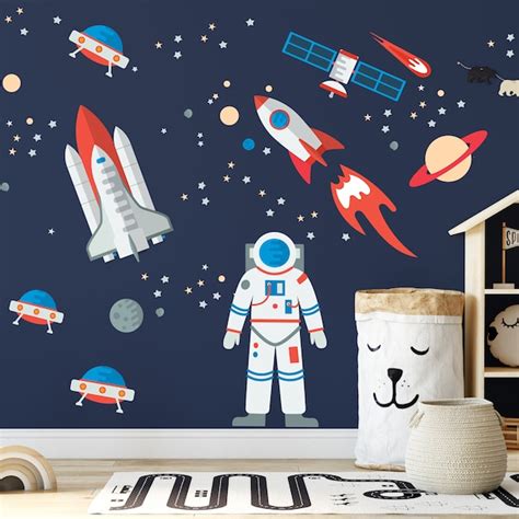 Space Wall Decals Etsy