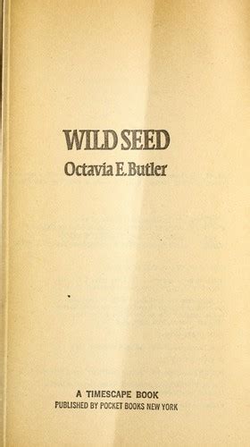 Wild Seed August 1 1981 Edition Open Library