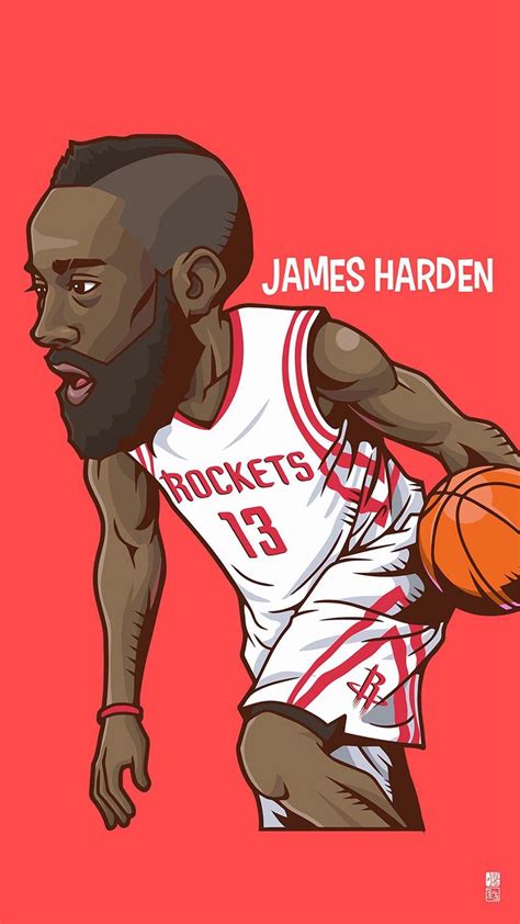 Cartoon James Harden Wallpapers Wallpaper Cave