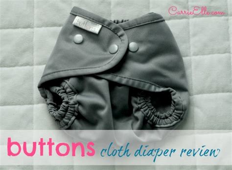 Buttons Cloth Diaper Review And Giveaway Carrie Elle