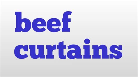 Slang Beef Curtains Meaning Review Home Decor