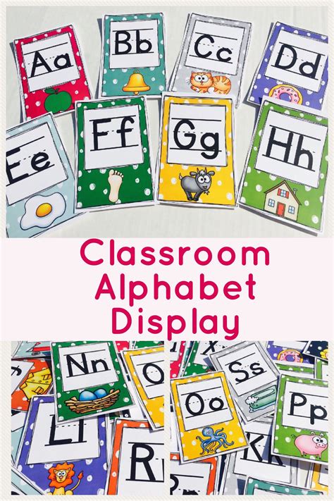 Alphabet Posters Colorful Alphabet Poster Alphabet Pr
