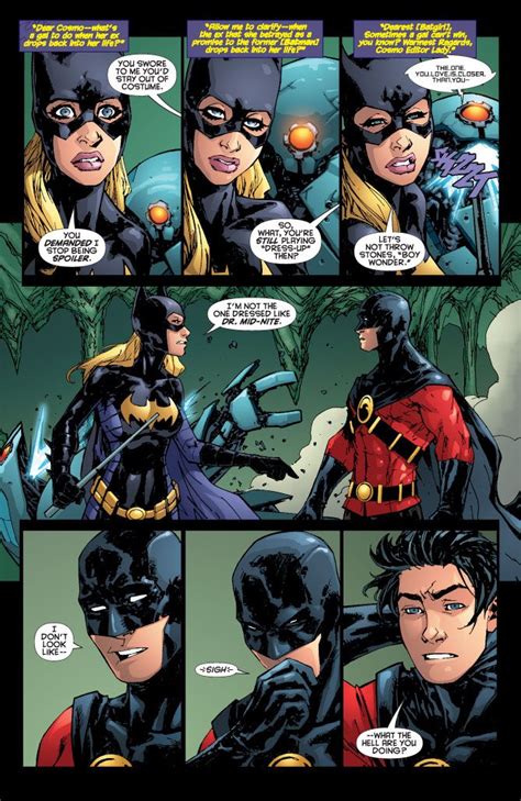 Red Robin And Batgirl Tim Drake And Stephanie Brown