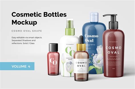 Cosmetic Bottles Mockup Vol.4 on Behance