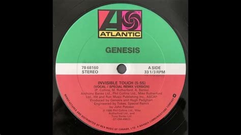 Genesis Invisible Touch Special Remix Version Youtube