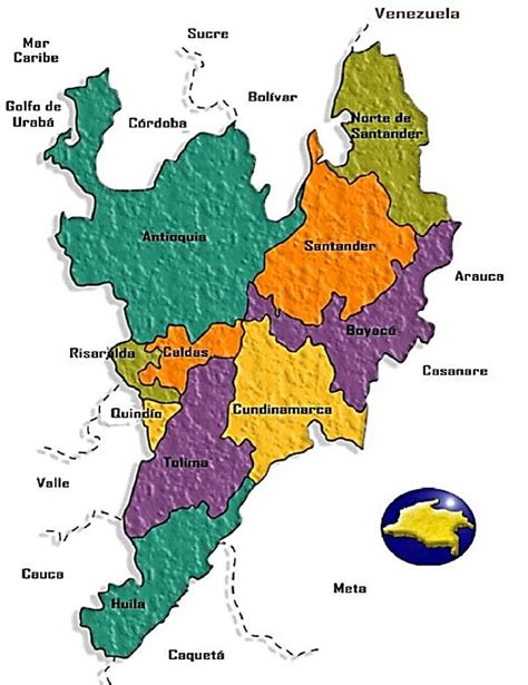 Mapa Político De La Región Andina Puzzle Factory