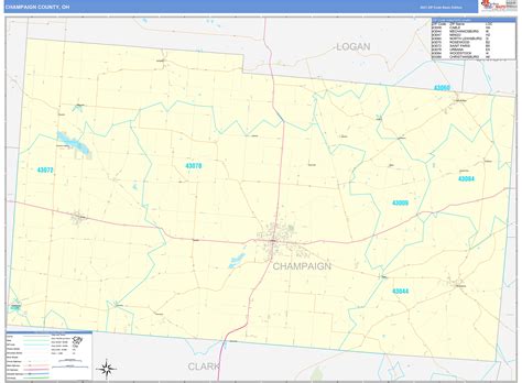 Zip Code Map Champaign Il United States Map