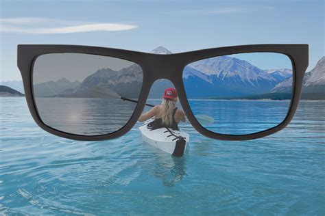 Polarized lenses make it easy to see in sunny conditions and protect