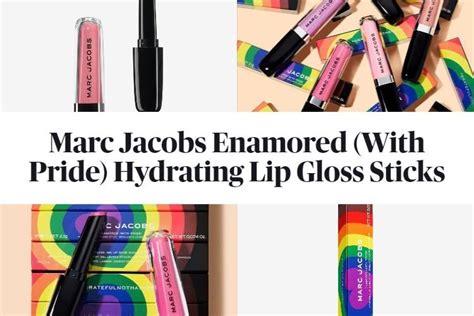 New Marc Jacobs Enamored With Pride Hydrating Lip Gloss Sticks