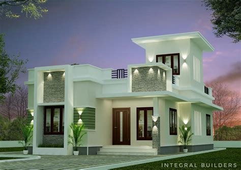 1028 Sq Ft 3bhk Modern Style Single Floor House Design Home Pictures