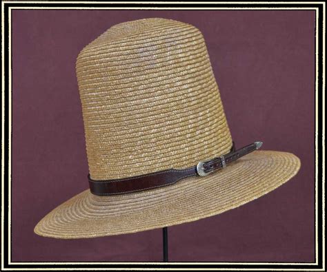 Vintage Straw Top Hat