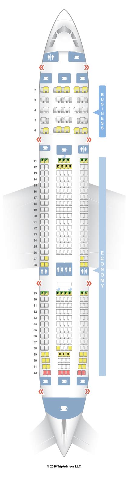 Seatguru Seat Map Aer Lingus Airbus A330 200 332 Layout 2