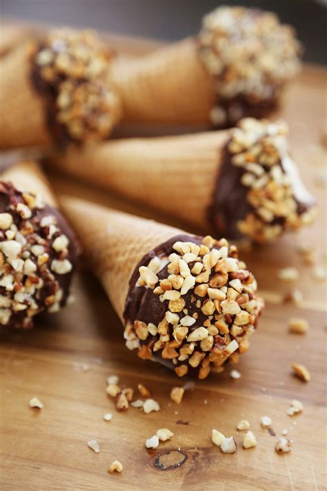 Homemade Chocolate Dipped Ice Cream Cones The Comfort Of Cooking