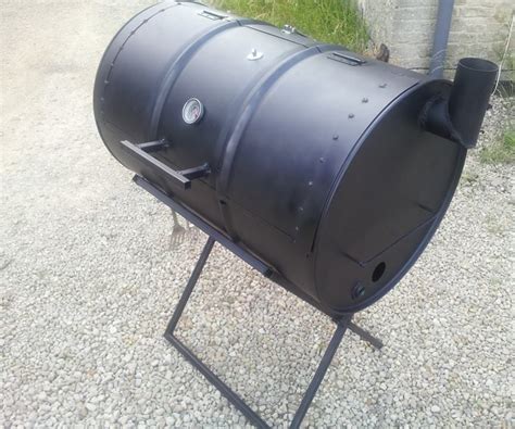 How To Make An Oil Drum Bbq Smoker 13 Steps With Pictures