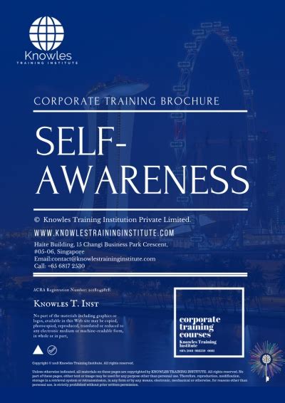 Self Awareness Training Course Self Awareness Workshop