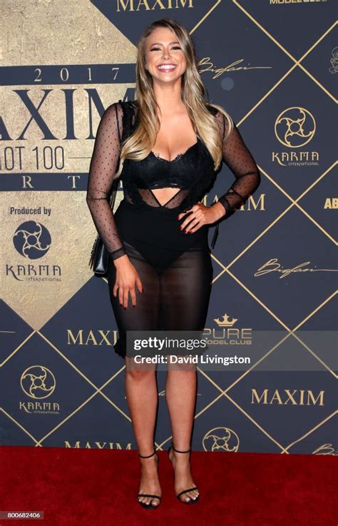 Model Antje Utgaard Attends The 2017 Maxim Hot 100 Party Produced By