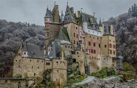 Xiixvxvi C Burg Eltzcastle In Rhineland Palatinate Germany