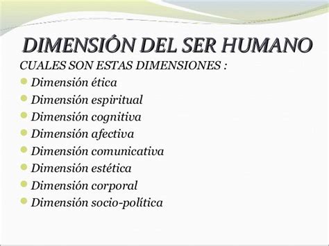 Cuadro Comparativo De Las 8 Dimensiones Del Ser Humano Kulturaupice